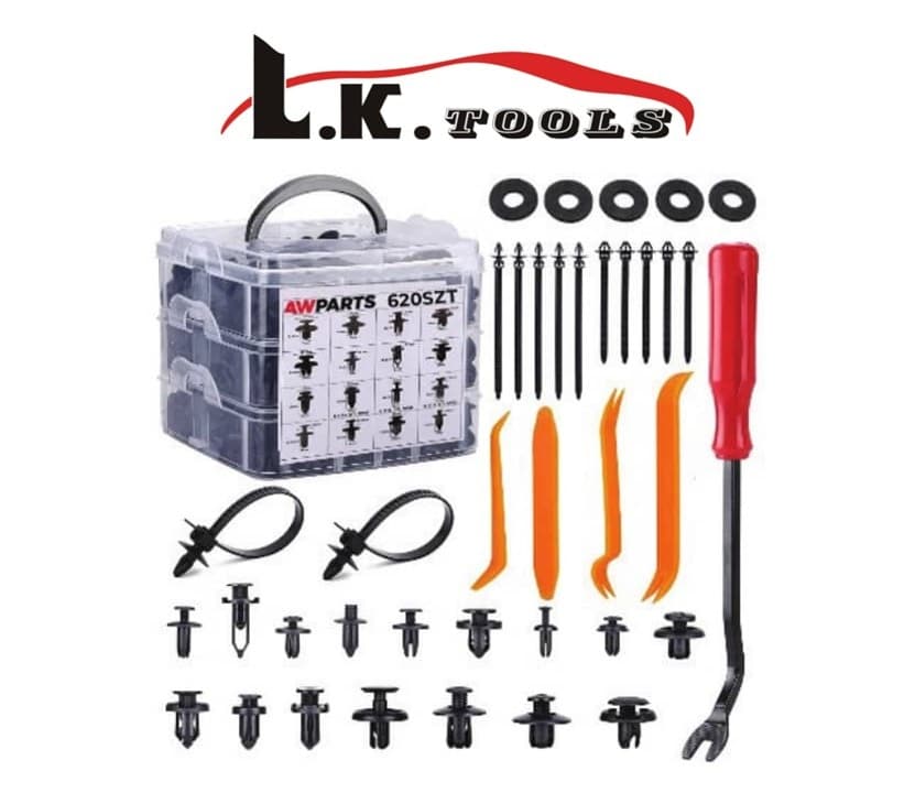 مجموعه خار پلاستیکی ۶۵۵ عددی و خارکش LK کد Z9485 — تصویر ۲