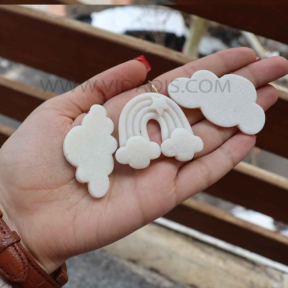 قالب سیلیکونی ست رنگین کمون و ابر