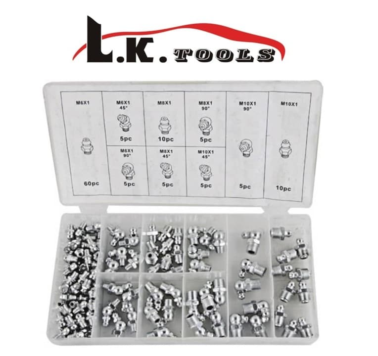 مجموعه ۱۱۰ عددی گریس خور M6-M8-M10 LK کد Z5156 — تصویر ۲