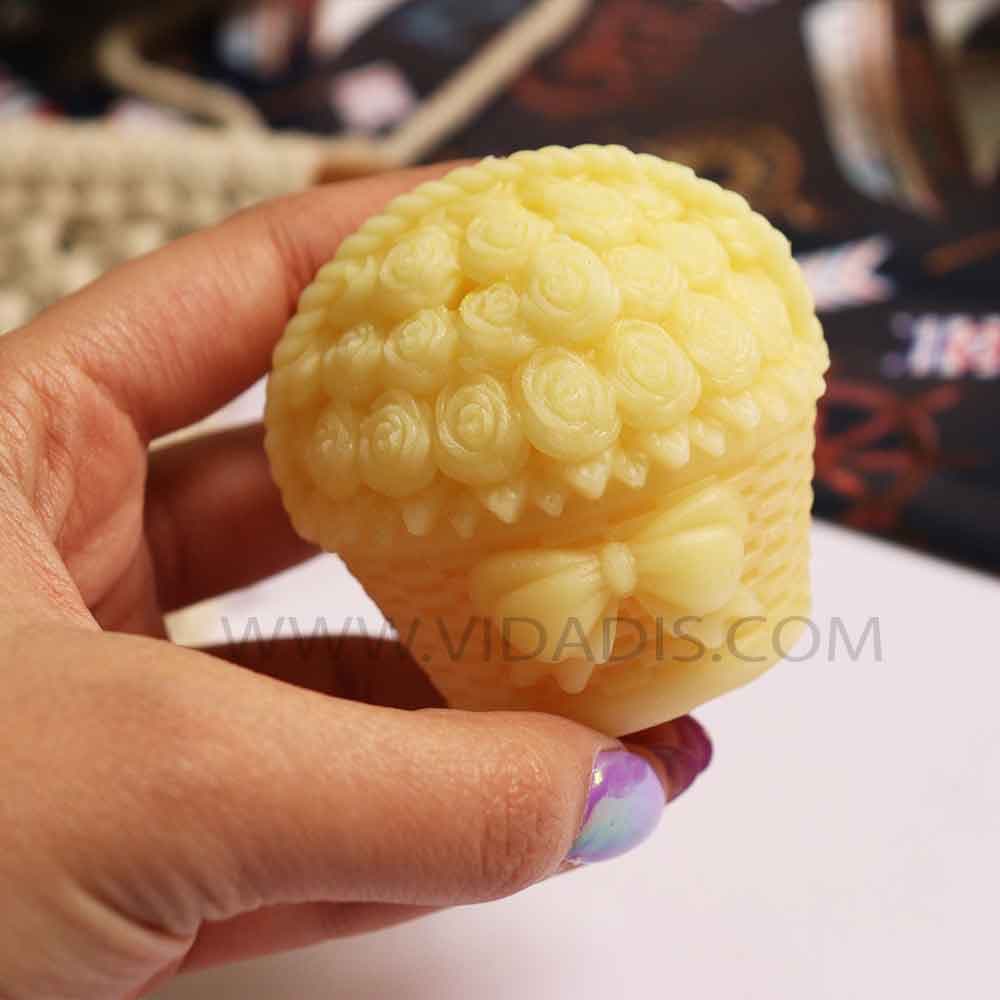 قالب سیلیکونی سبد گل رز