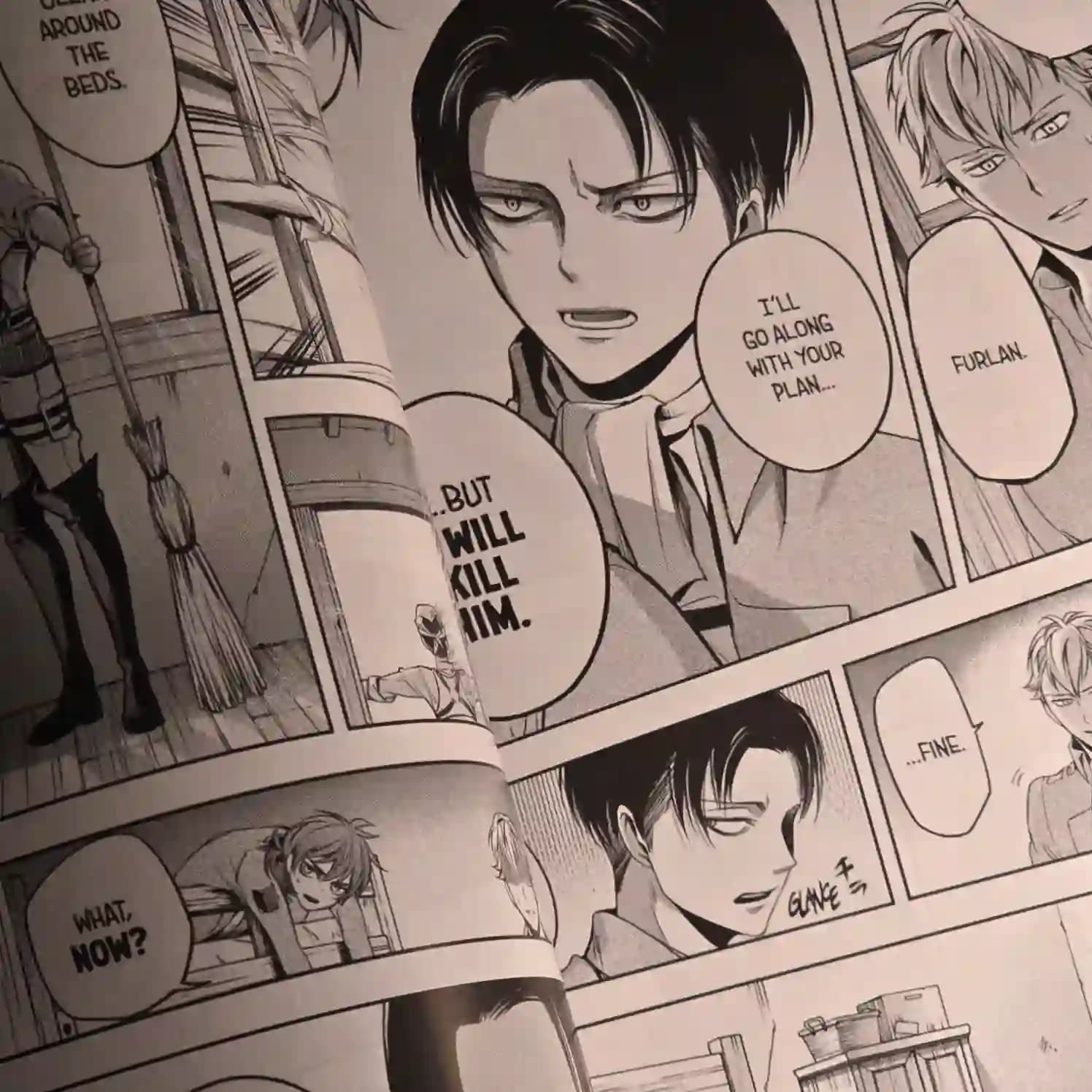 مانگا ( بدون پشیمانی )‌ از انیمه اتک آن تایتان ( داستان زندگی لیوای ) Attack on Titan – No Regrets — تصویر ۳