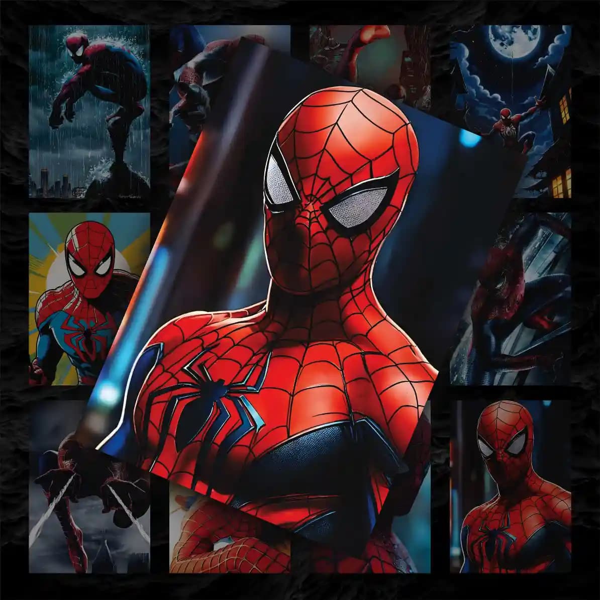 پک پوستر ۱۲ عددی اسپایدرمن | Spider Man 🕸️🕷️ — تصویر ۲