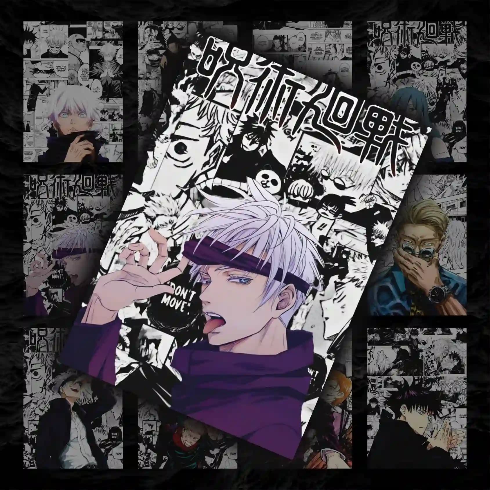 پک پوستر 12 عددی انیمه جوجوتسو کایزن | Jujutsu Kaisen — تصویر ۲