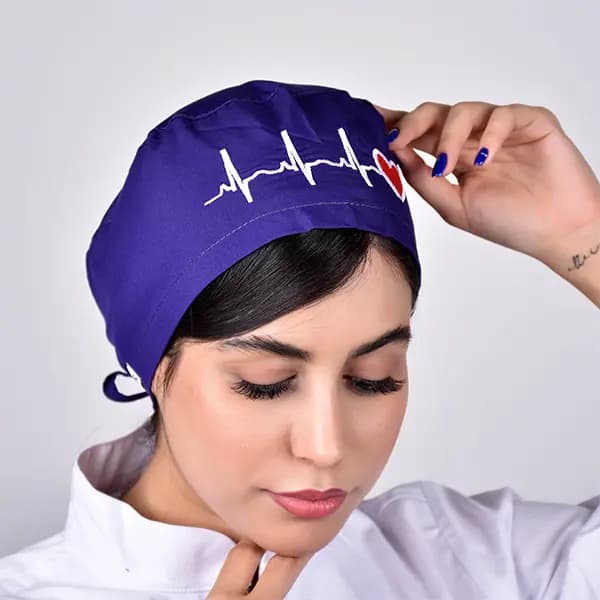 كلاه ecg بنفش سيزگى
