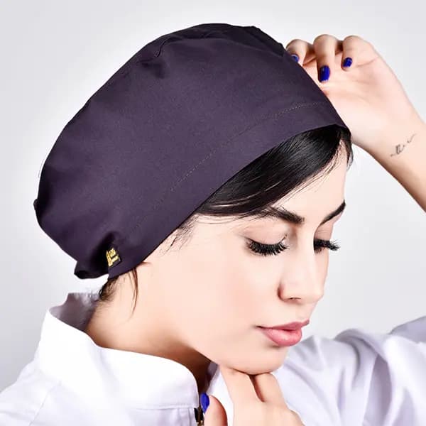 کلاه جراحی ساده بادمجونی