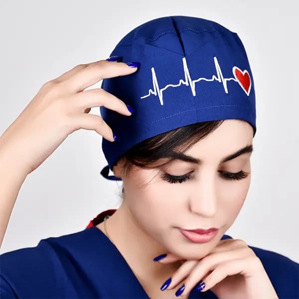 کلاه ecg آبی کاربنی — تصویر ۲
