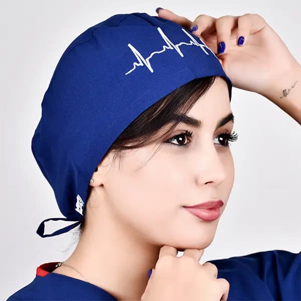 کلاه ecg آبی کاربنی
