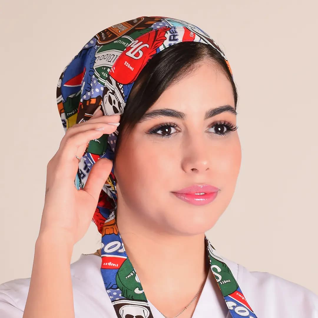 كلاه حجاب طرحدار کد 55