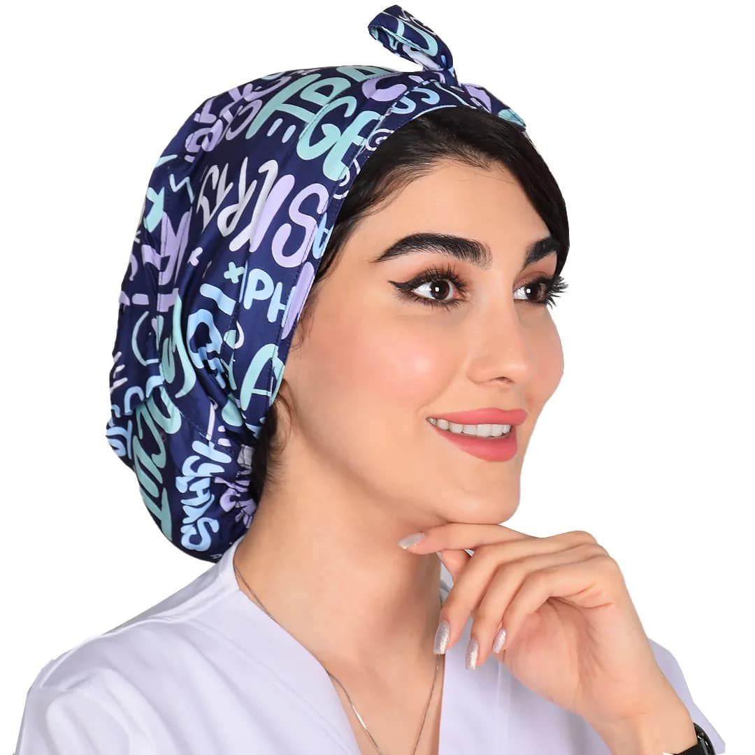 کلاه حجاب طرحدار کد 184
