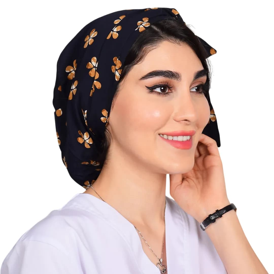 کلاه حجاب طرحدار کد 150