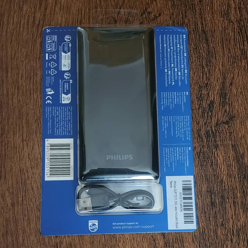 پاوربانک فیلیپس مدل DLP7721C ظرفیت 20000 میلی آمپر ساعت — تصویر ۷