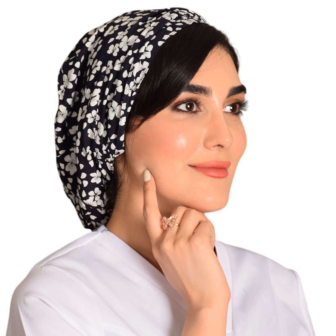 کلاه حجاب طرحدار کد 138