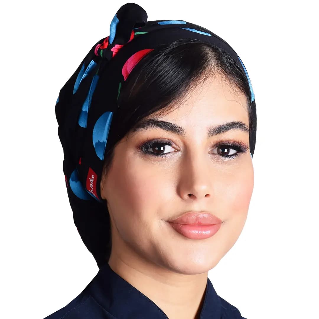 كلاه حجاب طرح‌دار كد 98
