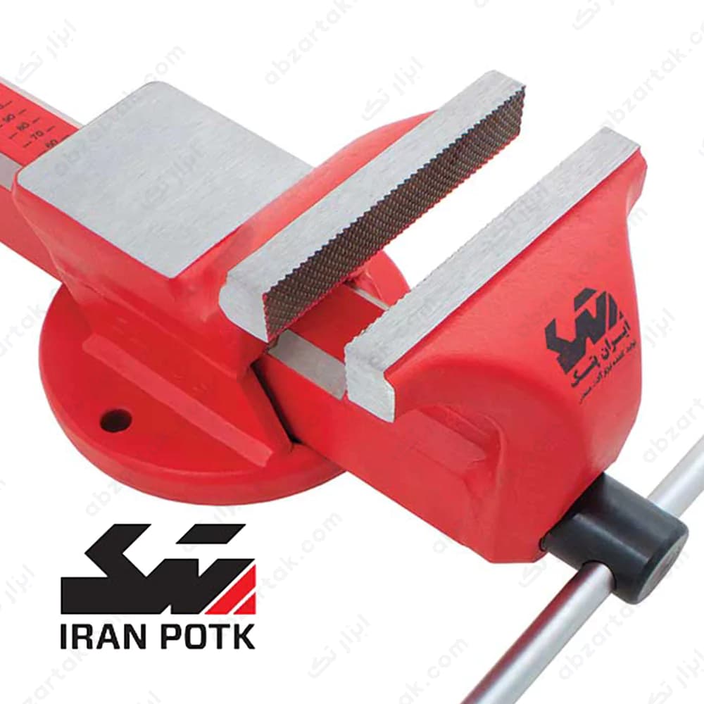 گیره رومیزی فولادی سایز 180 برند ایران پتک — تصویر ۴