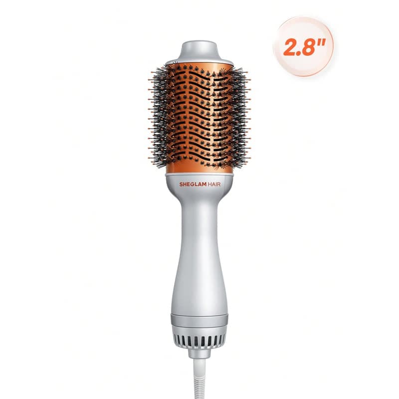 برس پیچ حرارتی حجم دهنده مو شیگلم Sheglam سایز 72mm مدل Blowout Bliss Volumizing Hot Air Brush