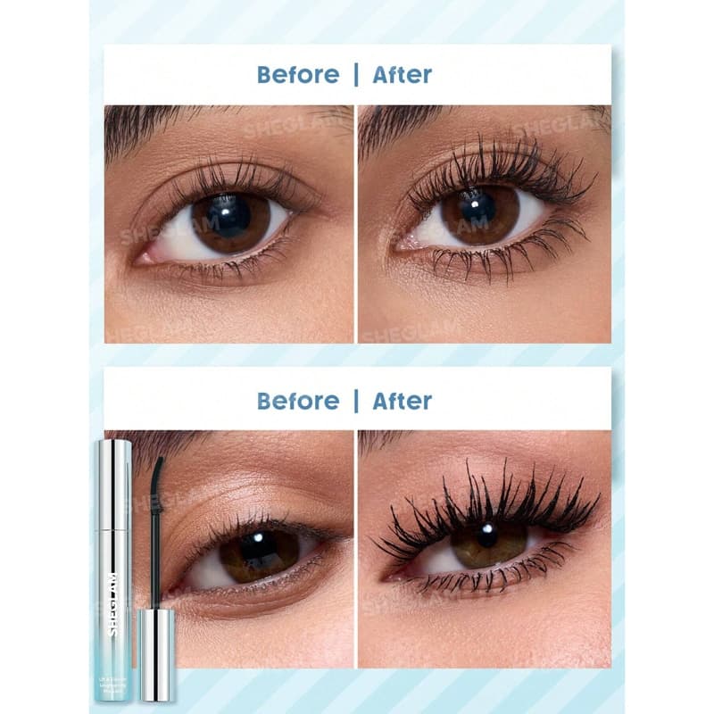 ریمل بلند و جدا کننده مژه شیگلم Sheglam مدل Lift & Elevate Lengthening Mascara — تصویر ۴