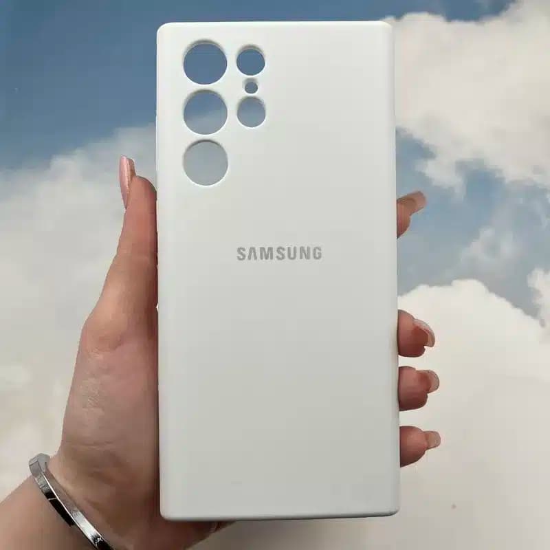 کاور شارک قاب مدل سیلیکونی مناسب برای گوشی موبایل سامسونگ Galaxy S22 Ultra