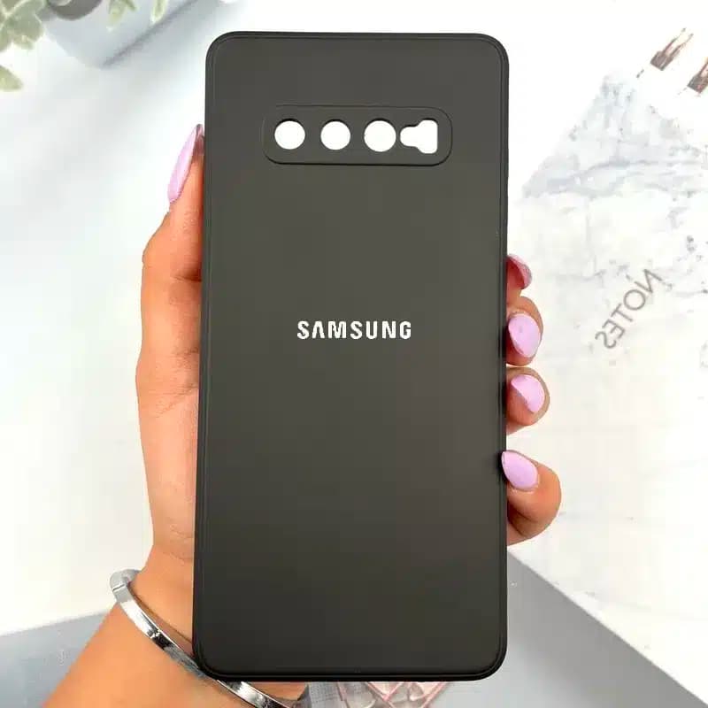 کاور شارک قاب مدل سیلیکونی مناسب برای گوشی موبایل سامسونگ Galaxy S10 plus