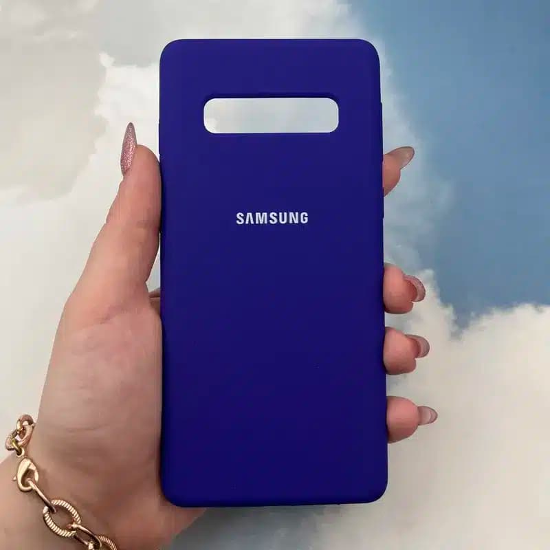 کاور شارک قاب مدل سیلیکونی مناسب برای گوشی موبایل سامسونگ Galaxy S10