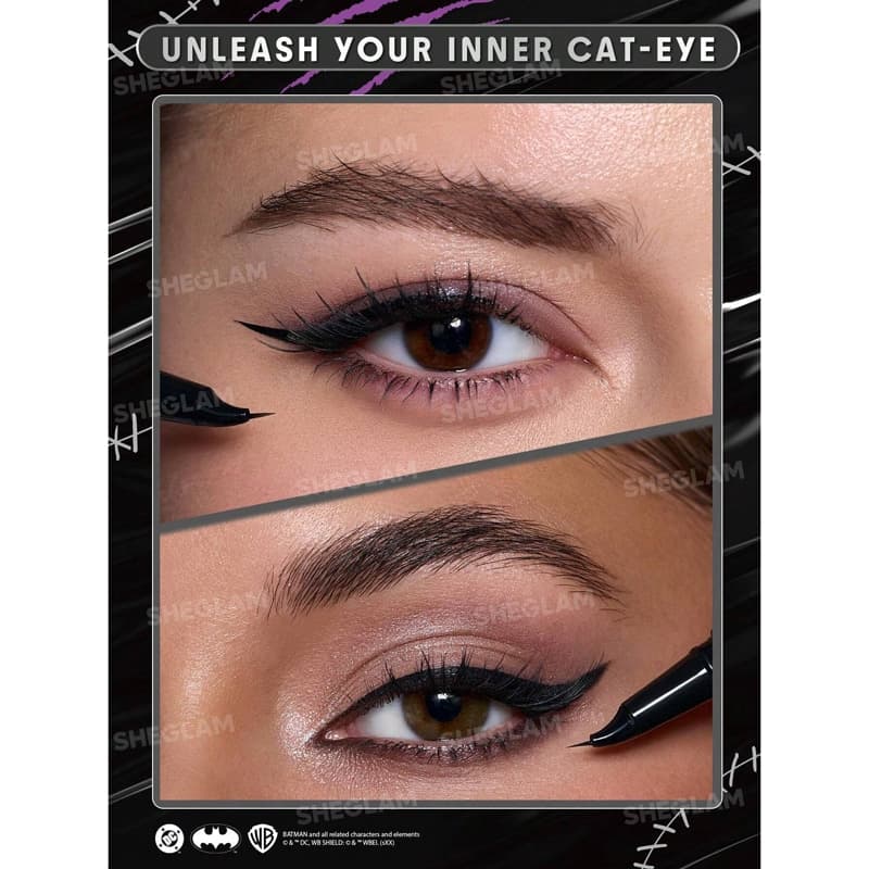 خط چشم ماژیکی شیگلم Sheglam کالکشن Catwoman مدل Meow Eyeliner — تصویر ۳