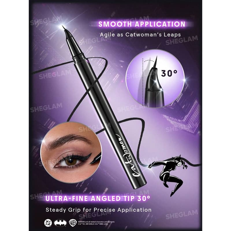 خط چشم ماژیکی شیگلم Sheglam کالکشن Catwoman مدل Meow Eyeliner — تصویر ۴