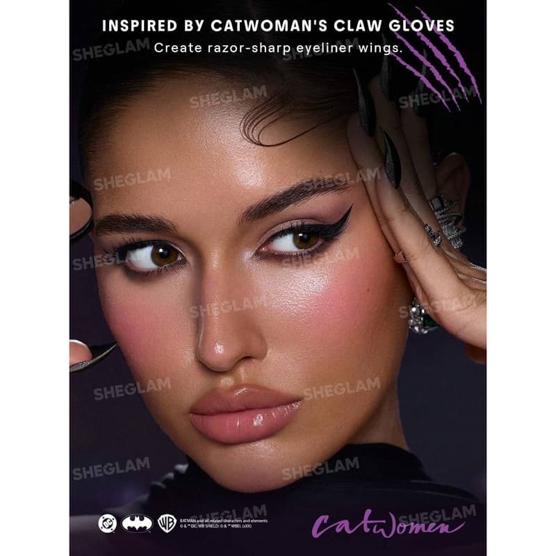 خط چشم ماژیکی شیگلم Sheglam کالکشن Catwoman مدل Meow Eyeliner — تصویر ۷