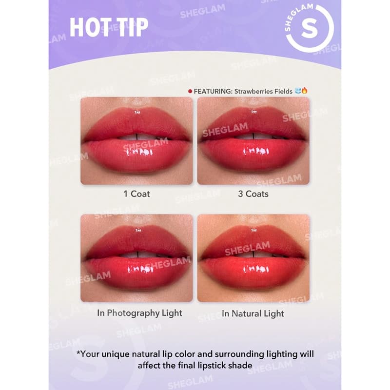 لیپ پلامپر حجم دهنده شیگلم Sheglam مدل Bold Booster Lip Plumper رنگ Rose Veil — تصویر ۸