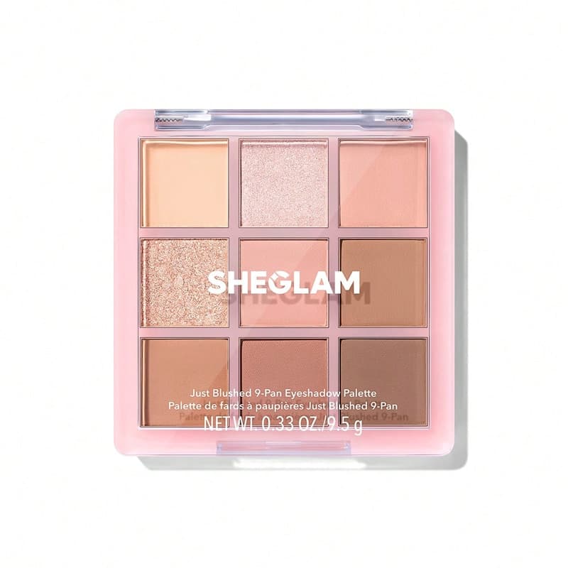 پالت سایه 9 رنگ شیگلم SHEGLAM رنگ Just Blushed