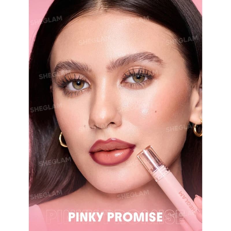 خط لب پیل آف شیگلم Sheglam مدل Fall In Line Peel Off Lip Liner Stain رنگ Pinky Promise — تصویر ۳