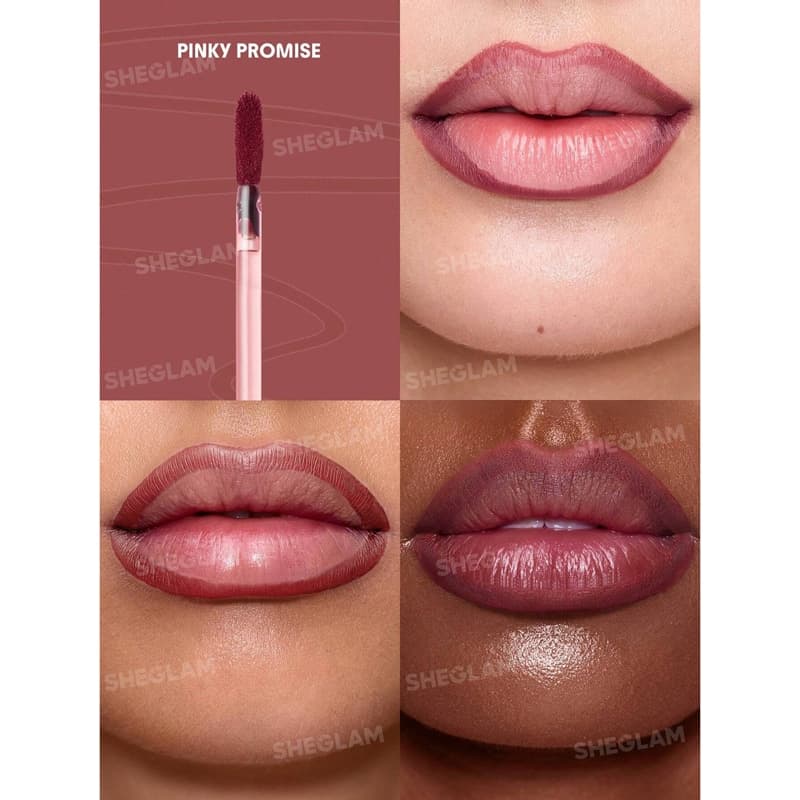 خط لب پیل آف شیگلم Sheglam مدل Fall In Line Peel Off Lip Liner Stain رنگ Pinky Promise — تصویر ۲
