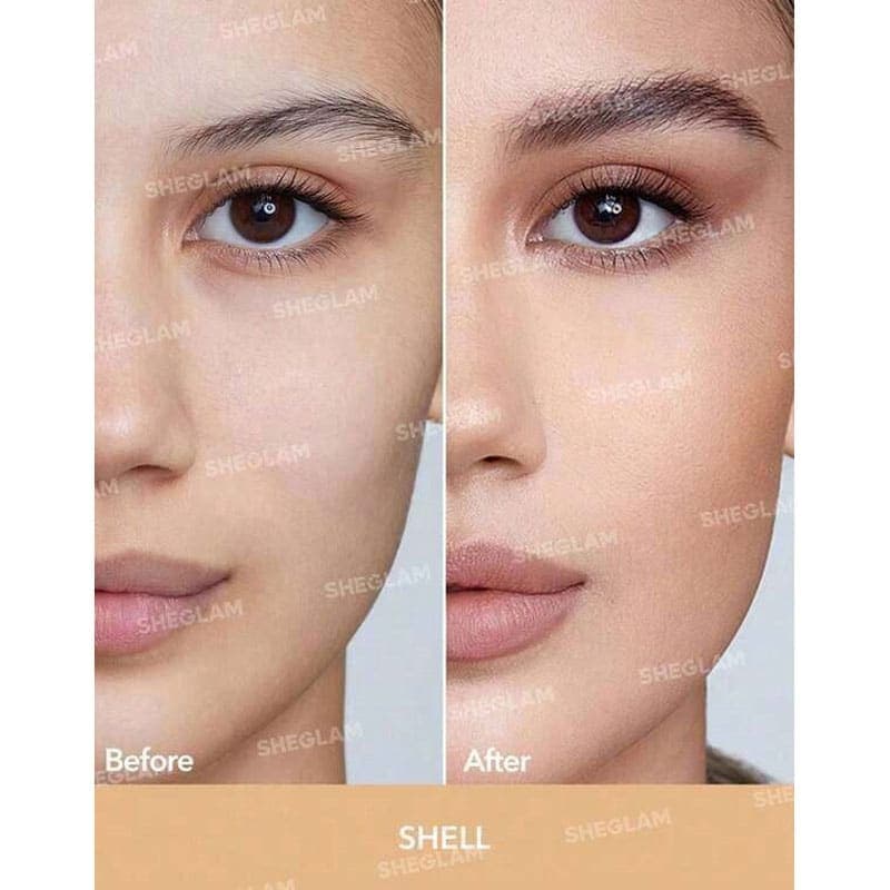 کانسیلر کاور بالا شیگلم SHEGLAM مدل Perfect Skin رنگ Shell — تصویر ۲