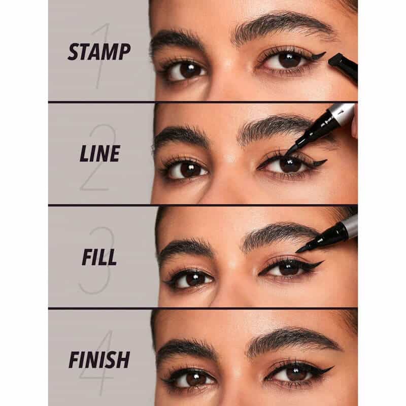 خط چشم دوطرفه استمپی شیگلم SHEGLAM مدل WING IT رنگ BLACK — تصویر ۴