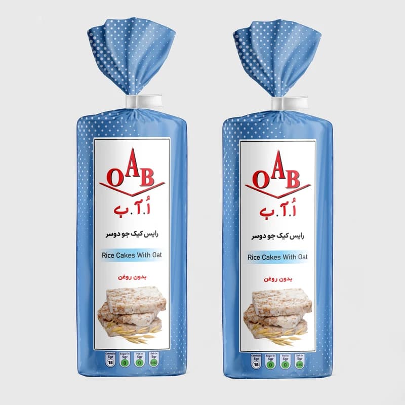 رایس کیک جو دوسر بدون روغن اُ آ ب – 100 گرم