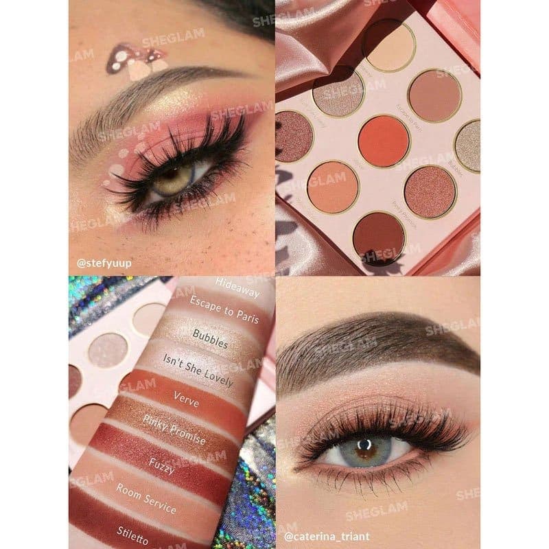پالت سایه شیگلم SHEGLAM مدل ROSE CODE — تصویر ۳