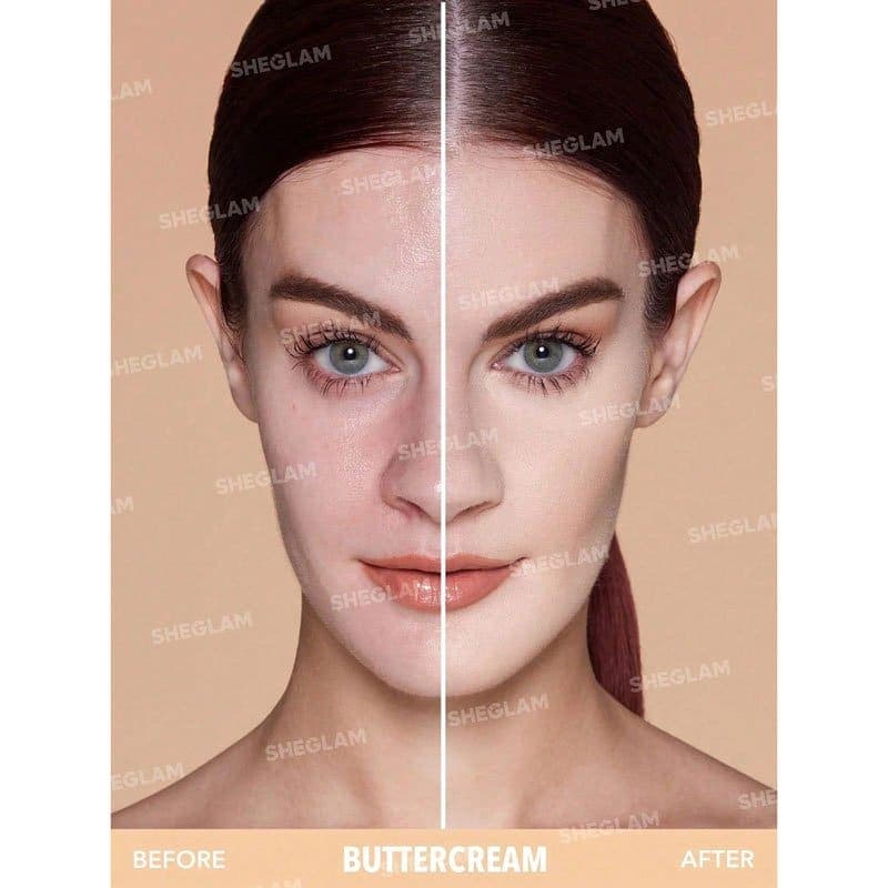پنکیک فول کاور شیگلم SHEGLAM رنگ BUTTERCREAM — تصویر ۳