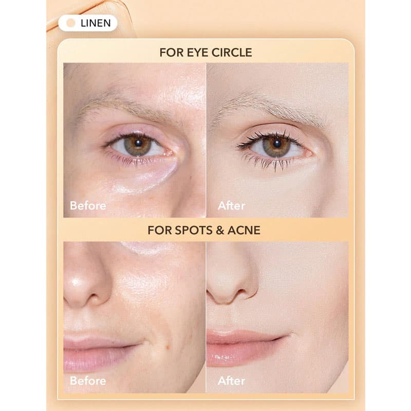 کانسیلر کرمی شیگلم SHEGLAM مدل RAPID RETOUCH CREAM CONCEALER رنگ LINEN — تصویر ۲