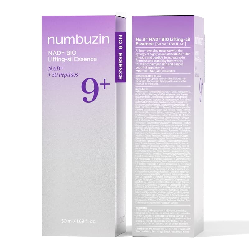 اسنس ضد چروک و لیفت کننده پوست numbuzin مدل 9+ NAD+ BIO Lifting-sil Serum(50 میل) — تصویر ۲