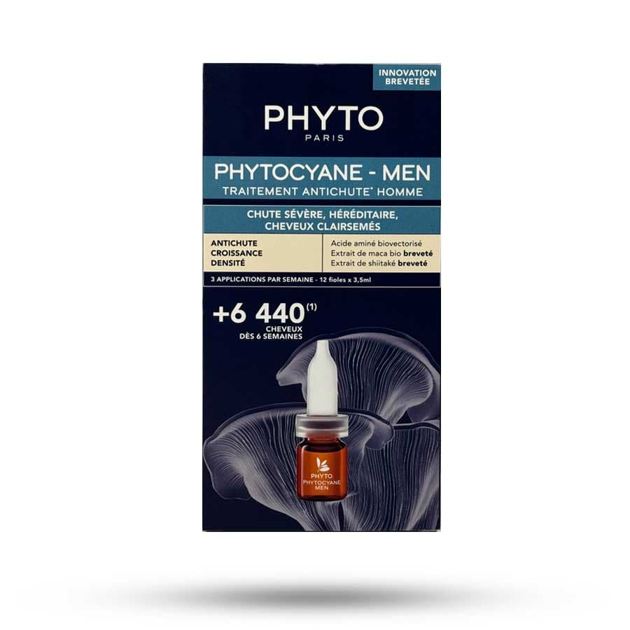 سرم ضد ریزش قوی فیتوسیان فیتو مخصوص آقایان Phytocyane-Men بسته 12 عددی — تصویر ۲