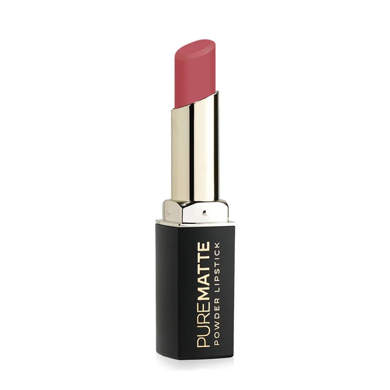 رژلب جامد مات گلدن رز مدل Pure Matte Powder کد 112