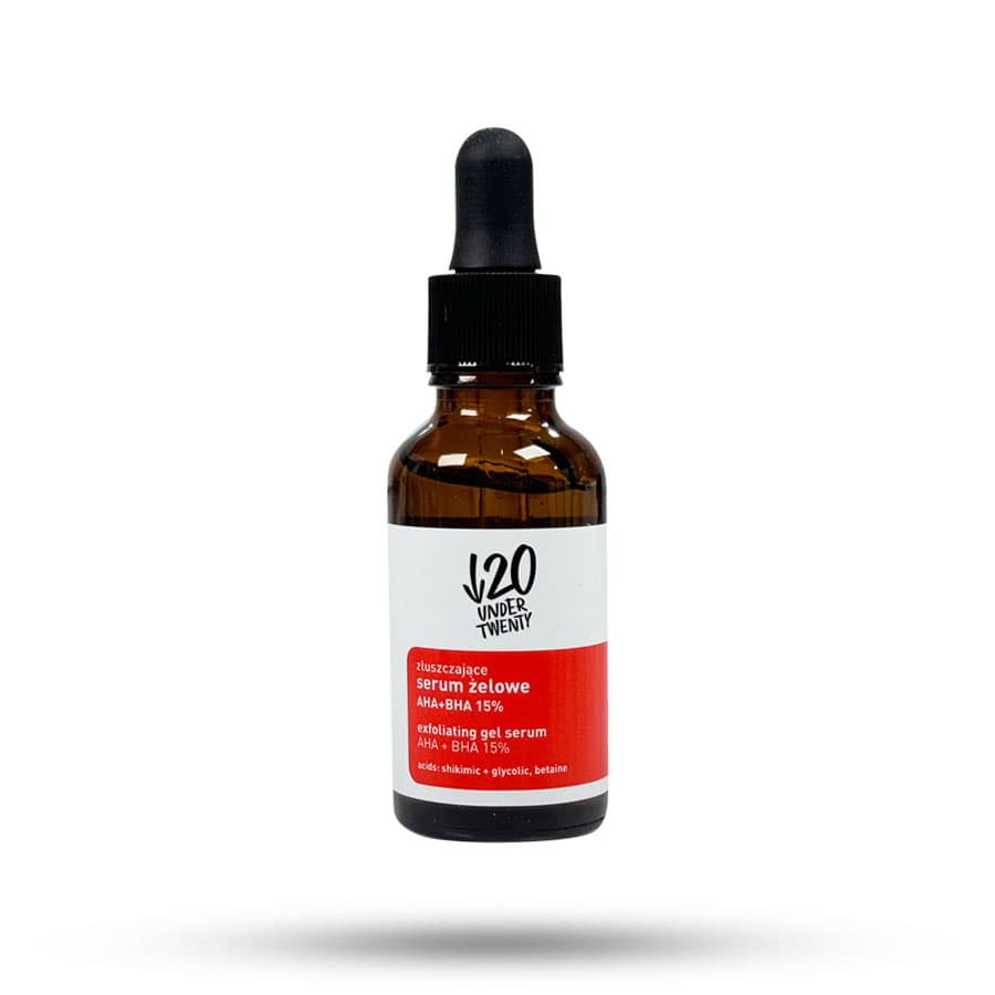 سرم ژل لایه بردار 15% AHA و BHA آندر توئنتی حجم 30 میل