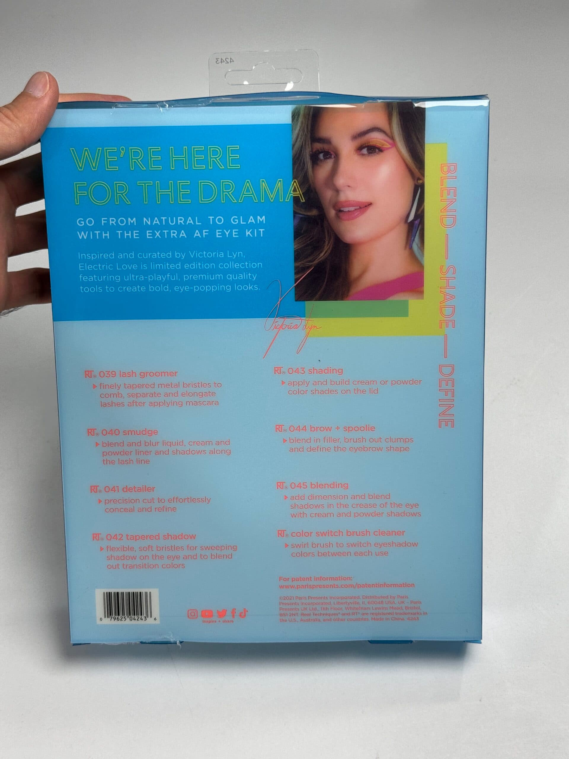 ست براش چشم 8 تکه ریل تکنیک مدل Electric Love — تصویر ۳
