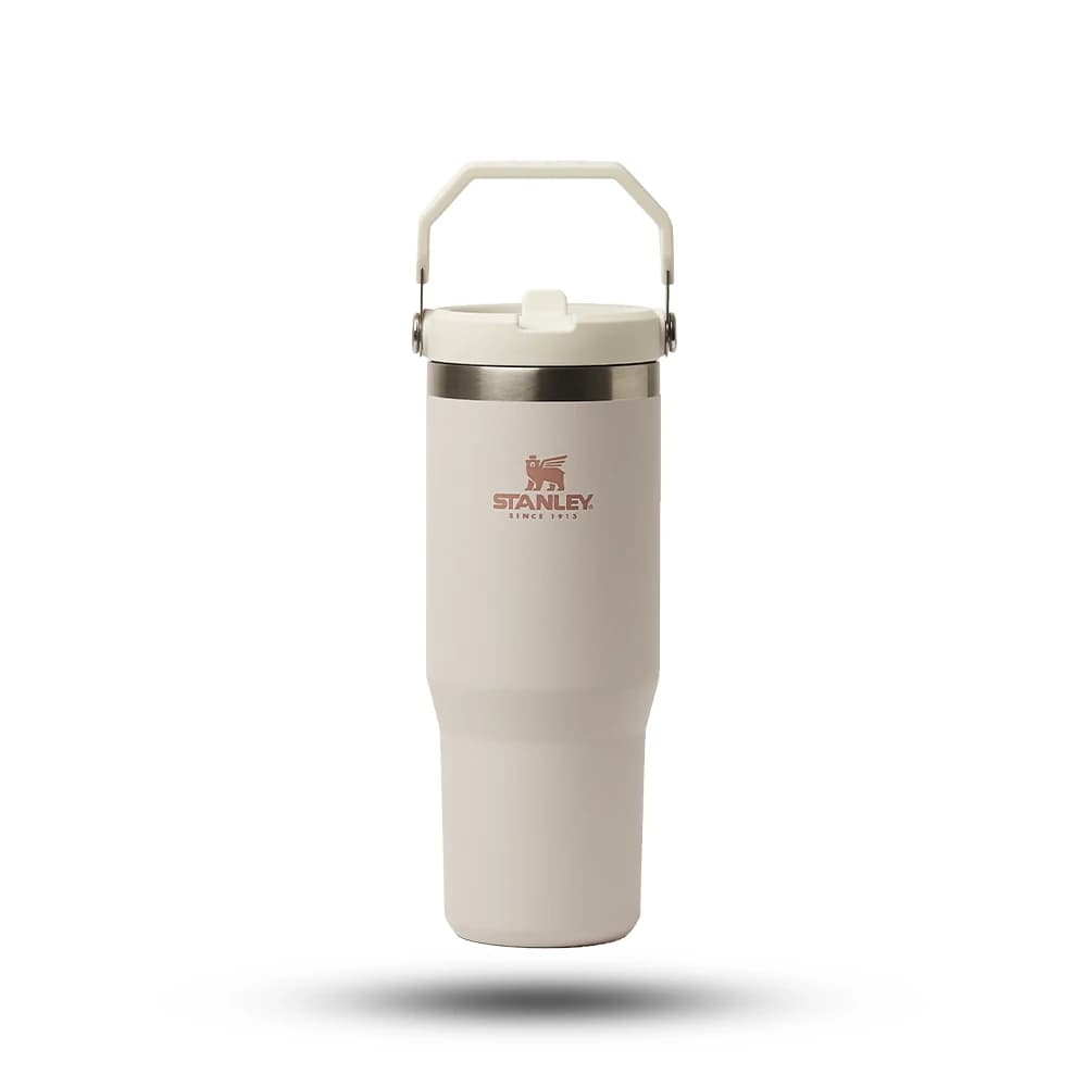 قمقمه استنلی نی دار مدل THE ICEFLOW FLIP STRAW TUMBLER گنجایش 880 میلی لیتر — تصویر ۸