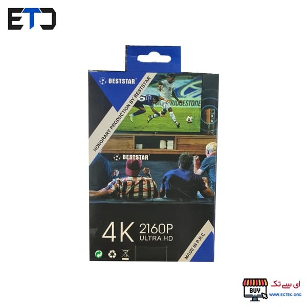 کابل HDMI یک و نیم متری 1.5M بست استار 4K — تصویر ۲