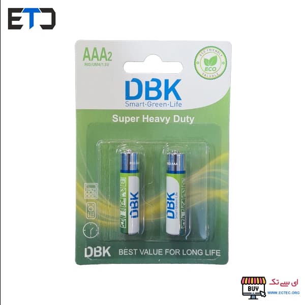 باتری نیم قلمی دی بی کی (DBK) مدل Smart Green Life