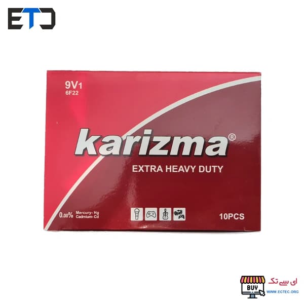 باتری کتابی 9 ولت Karizma کارتی مدل Extra Heavy Duty — تصویر ۵