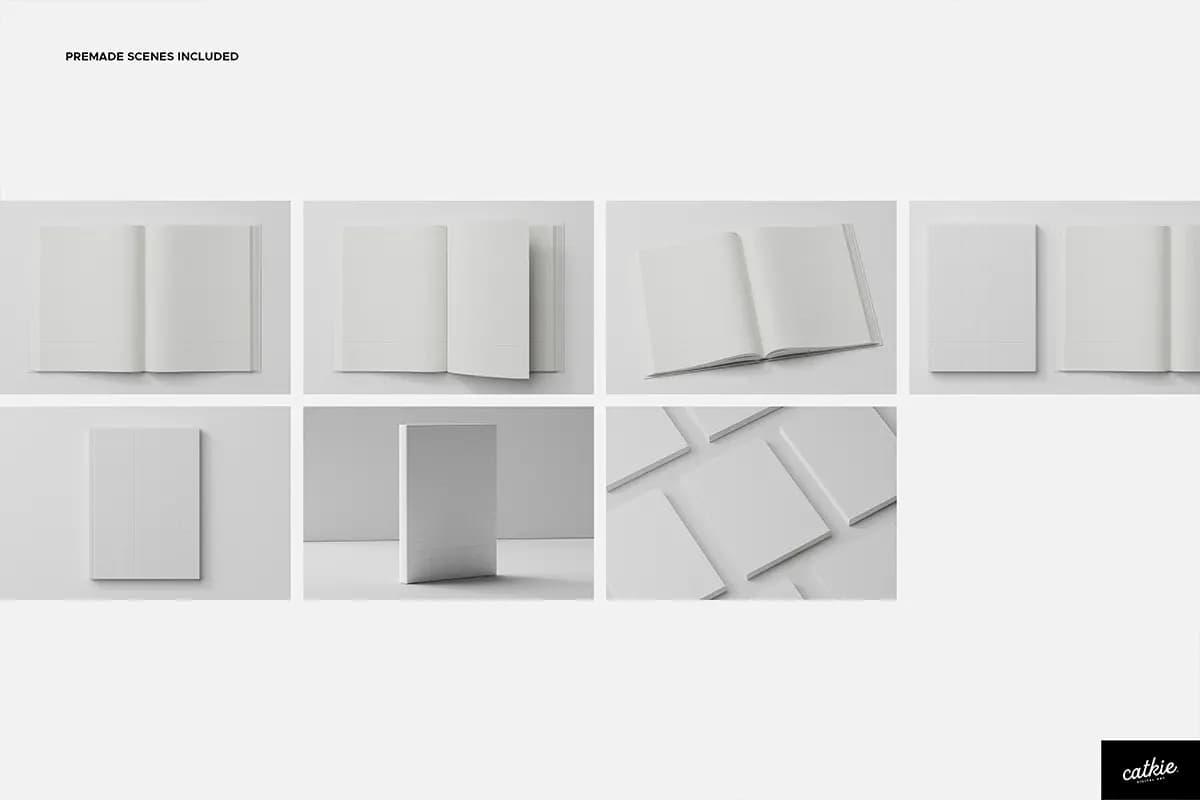 موکاپ کتاب A4 — تصویر ۳