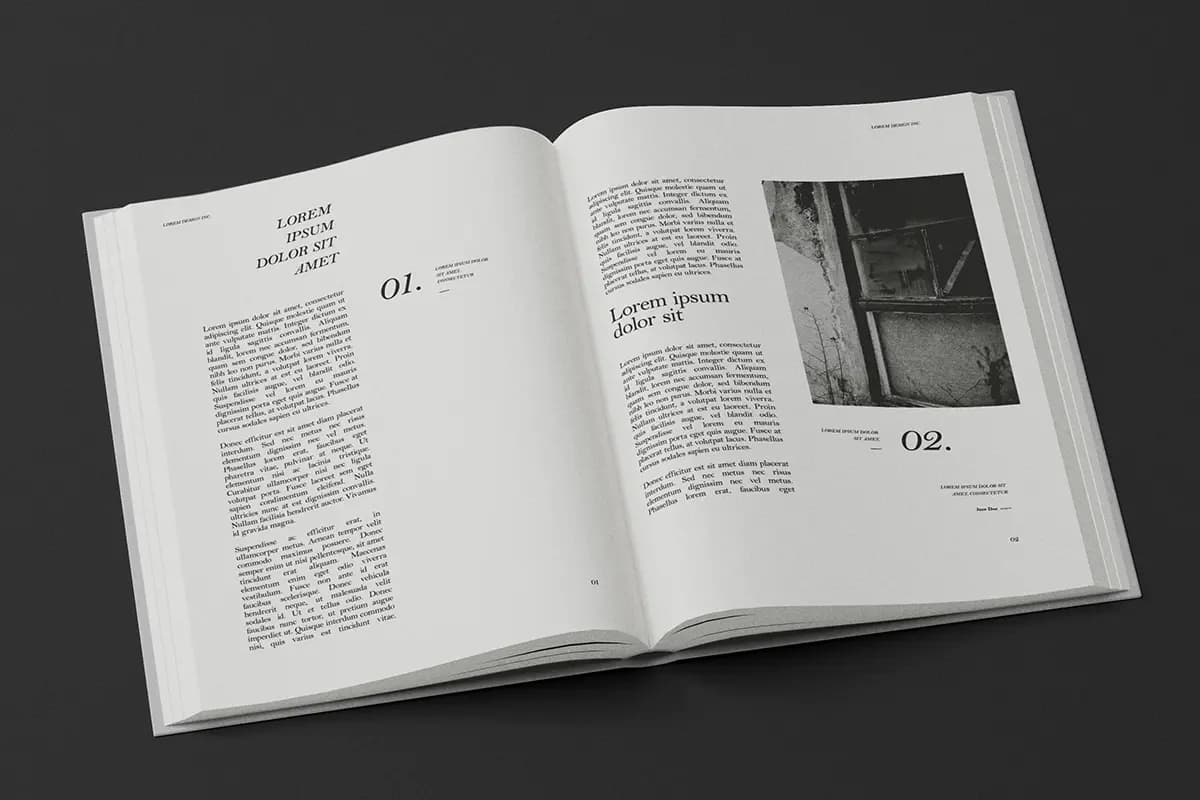 موکاپ کتاب A4 — تصویر ۷
