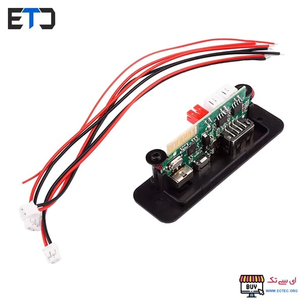 ماژول پلیر بلوتوث با آمپلی فایر JQ-D102BT | 6W | USB | 5V — تصویر ۵