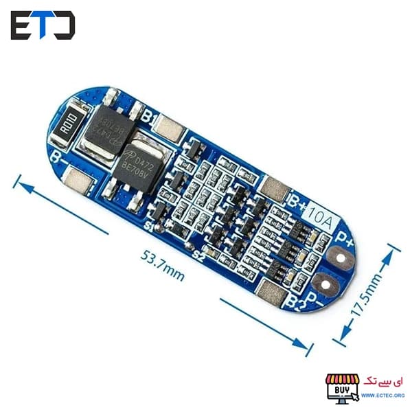 ماژول محافظ شارژ باتری لیتیومی 3 سل 10A مدل FL10A — تصویر ۵