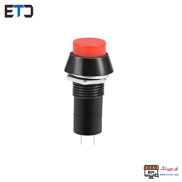 کلید شستی دایره ای بلند دو پایه SPST — تصویر ۴